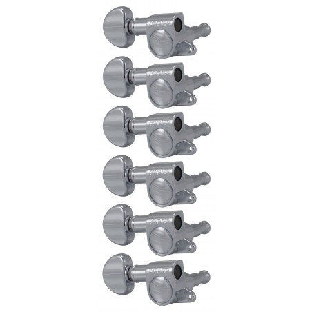 Grover 205CL6 Mini Rotomatics with Round Button - 